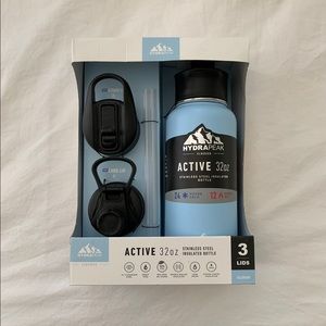 Blue Hydrapeak 32oz WITH 2 LIDS